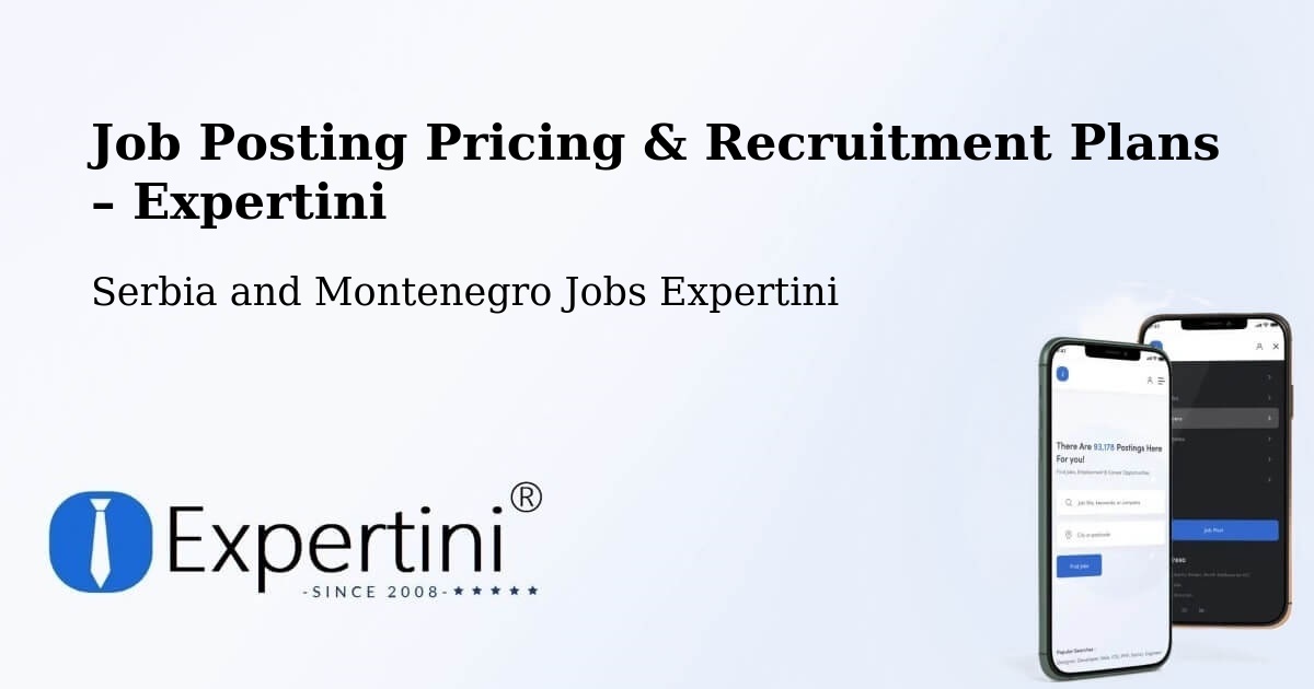 Job Posting Pricing & Recruitment Plans – Springhill - Springhill, Serbia and Montenegro Jobs Expertini